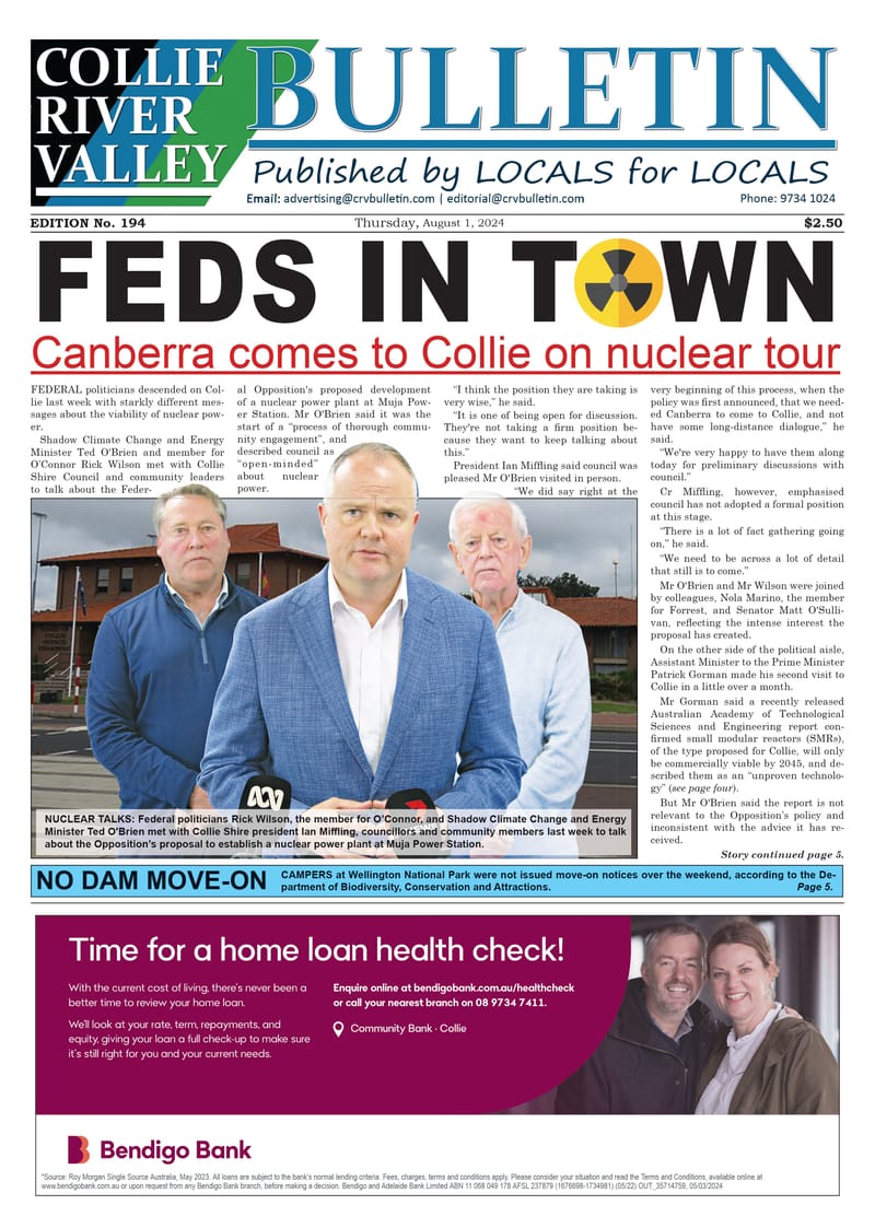 Collie River Valley Bulletin, August 1, 2024 post image