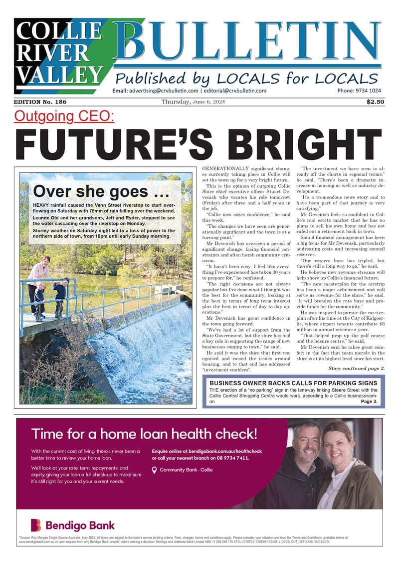 Collie River Valley Bulletin, June 6, 2024 post image