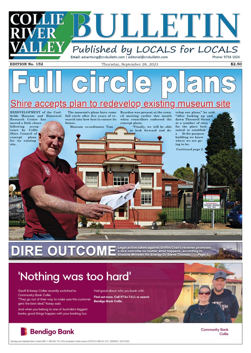 Collie River Valley Bulletin, September 28, 2023 post image