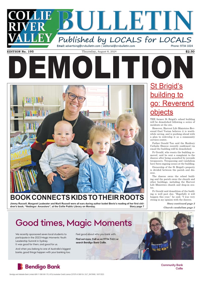 Collie River Valley Bulletin, August 8, 2024 post image