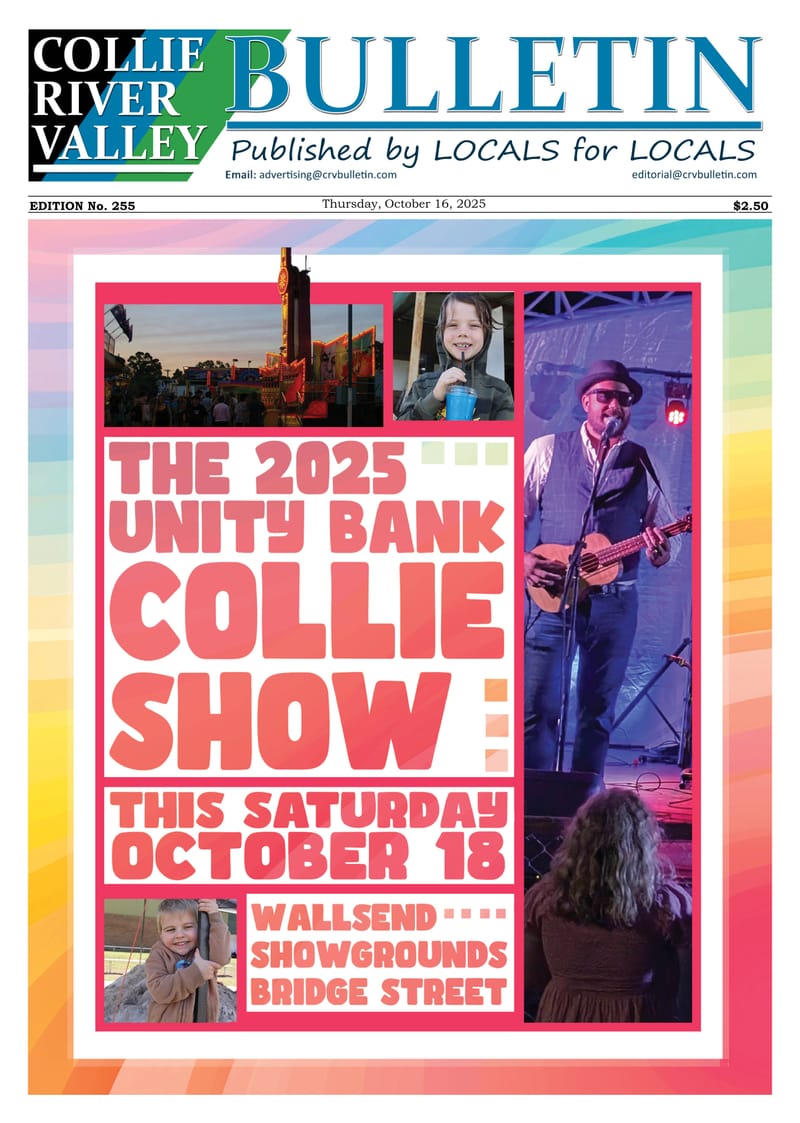 Collie River Valley Bulletin, October 16, 2025 post image